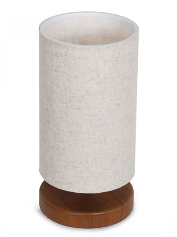 Opviq Lampa stołowa w kolorze beżowym - wys. 31 x Ø 15 cm