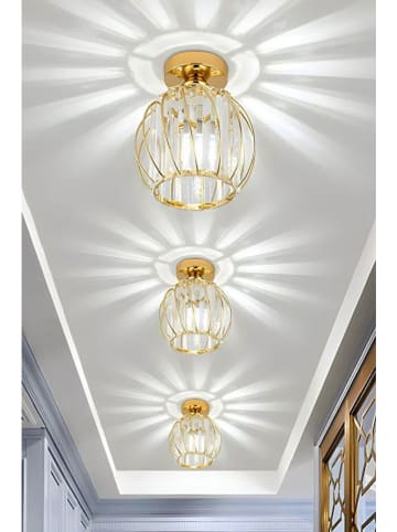 Opviq Lampa sufitowa w kolorze złotym - wys. 20 x Ø 20 cm