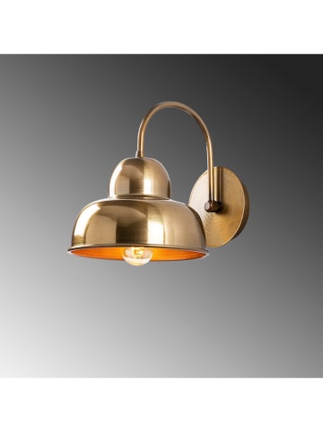 Opviq Wandlamp "Berceste" goudkleurig - (B)20 x (H)24 cm