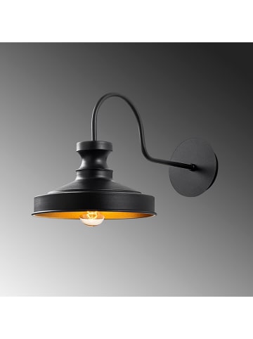 Opviq Wandlamp "Berceste" zwart - (B)22 x (H)23 cm