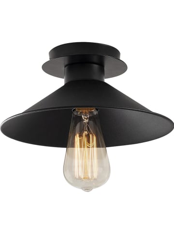 Opviq Deckenleuchte in Schwarz - (H)12 x Ø 24 cm