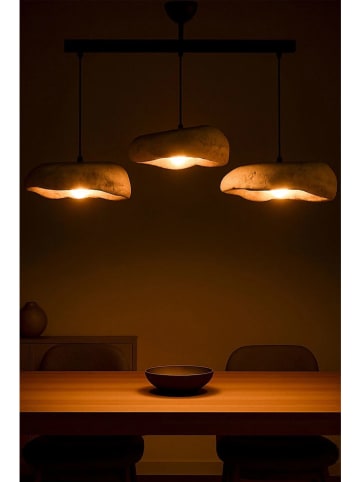 Opviq Hanglamp lichtgrijs/zwart - (B)58 x (H)62 cm