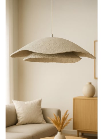 Opviq Hängeleuchte in Beige - (B)58 cm