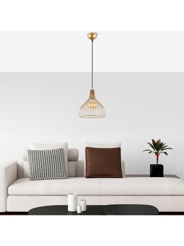 Opviq Lampa wisząca w kolorze złotym - wys. 123 x Ø 25 cm