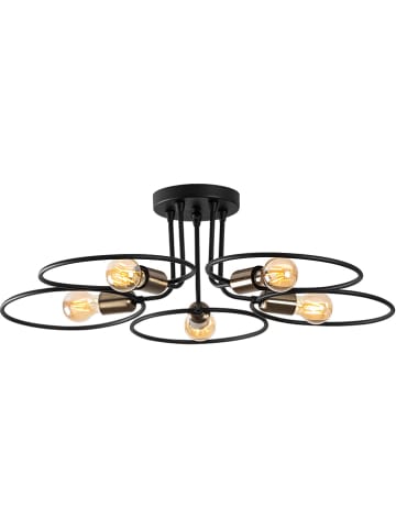 Opviq Lampa sufitowa "Circle" w kolorze czarnym - Ø 73 cm