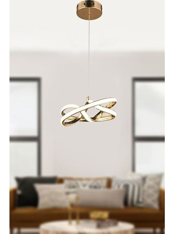 Opviq Lampa wisząca LED w kolorze złotym - szer. 22 cm