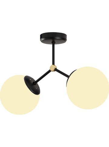 Opviq Lampa sufitowa w kolorze czarno-białym - 44 x 28 x 15 cm