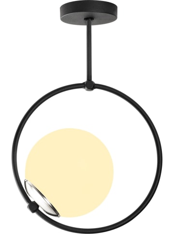 Opviq Lampa sufitowa w kolorze czarno-białym - 26 x 39 x 15 cm