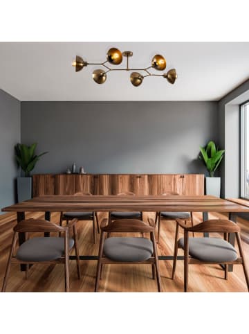 Opviq Deckenleuchte "Dram" in Gold - (B)102 x (T)52 cm