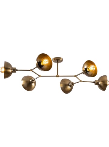 Opviq Deckenleuchte "Dram" in Gold - (B)102 x (T)52 cm