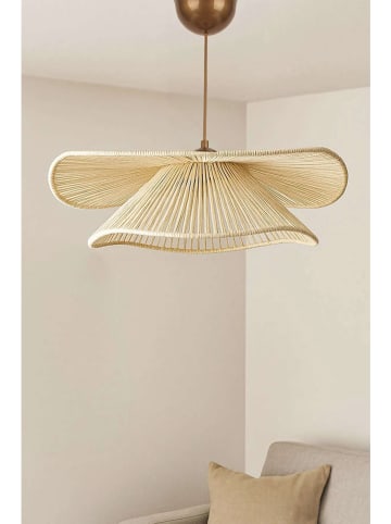 Opviq Hängeleuchte "Duvela" in Beige - (H)52 x Ø 50 cm