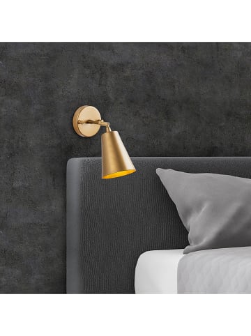 Opviq Wandlamp goudkleurig - (B)10 x (H)21 cm