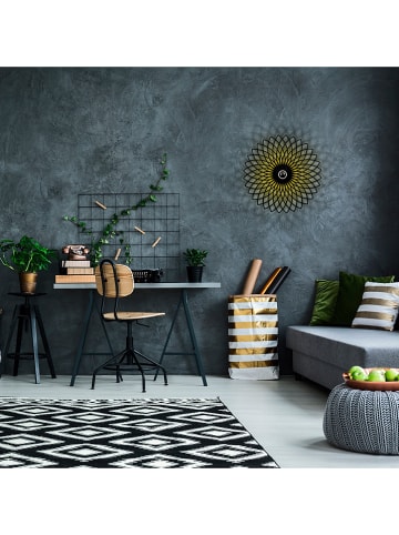 Opviq Wandleuchte in Schwarz - Ø 50 cm