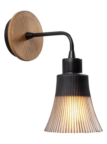 Opviq Wandlamp zwart - (B)24 x (H)28 cm