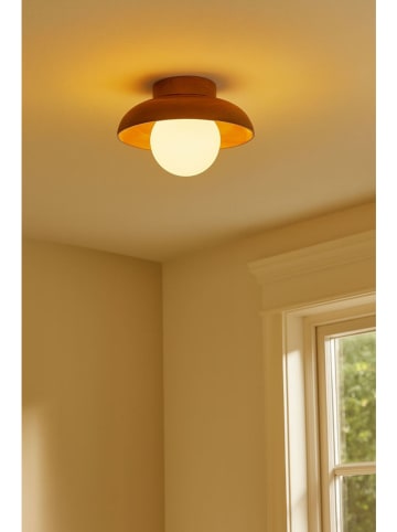 Opviq Plafonnière lichtbruin - (H)24 x Ø 24 cm