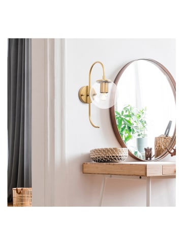 Opviq Wandlamp goudkleurig - (B)15 x (H)36 cm