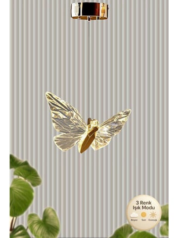 Opviq LED-Hängeleuchte in Gold - (B)20 cm