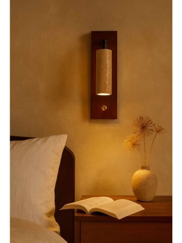 Opviq Wandlamp beige/bruin - (H)22 cm