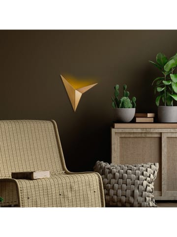Opviq Wandleuchte "Kus-Nuw" in Gold - (B)34 x (H)34 cm
