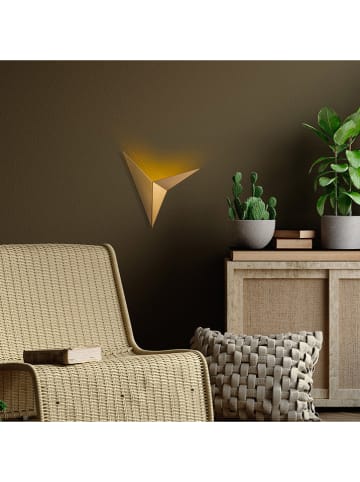 Opviq Lampa ścienna "Kus-Nuw" w kolorze złotym - 34 x 34 cm