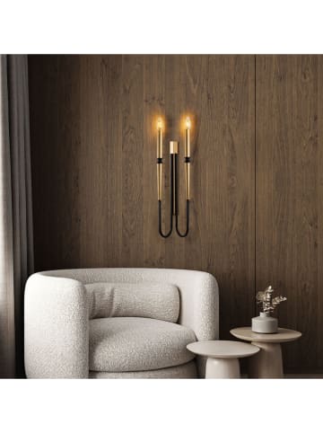 Opviq Lampa ścienna w kolorze złoto-czarnym - 18 x 58 cm