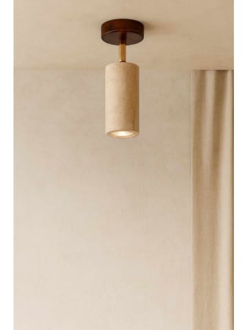 Opviq Deckenleuchte in Beige/ Braun - Ø 10 cm