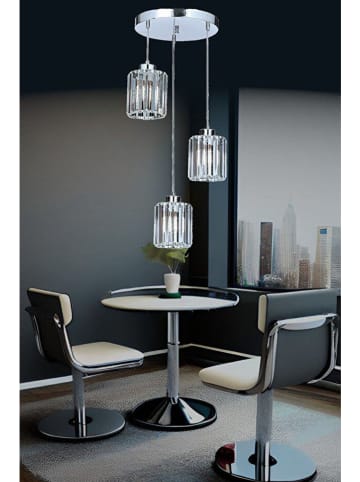 Opviq Lampa wisząca w kolorze srebrnym - szer. 30 cm