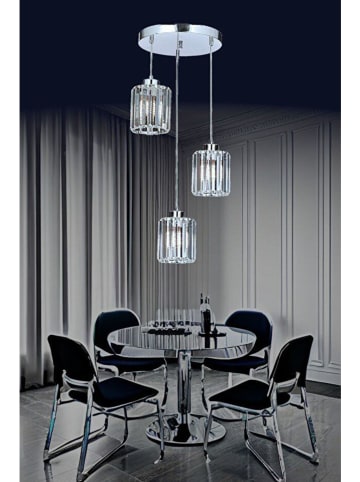 Opviq Hängeleuchte in Silber - (B)30 cm