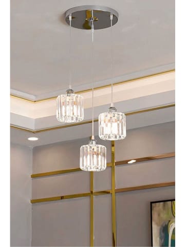 Opviq Hängeleuchte in Silber - (B)30 cm