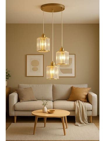 Opviq Lampa wisząca w kolorze złotym - szer. 30 cm