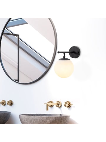 Opviq Wandlamp zwart - (B)24 x (H)24 cm x Ø 15