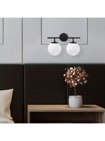 Opviq Wandlamp zwart - (B)36 x (H)24 cm x Ø 15