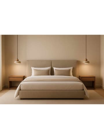 Opviq Hanglamp beige/lichtbruin - (H)140 x Ø 15 cm