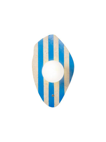 Opviq Lampa ścienna w kolorze beżowo-niebieskim - wys. 42 x Ø 10 cm