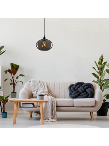 Opviq Hanglamp "Smoked" zwart - Ø 27 cm