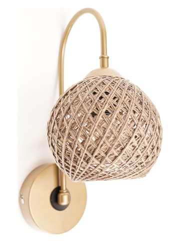 Opviq Wandlamp lichtbruin - (B)25 x (H)25 cm