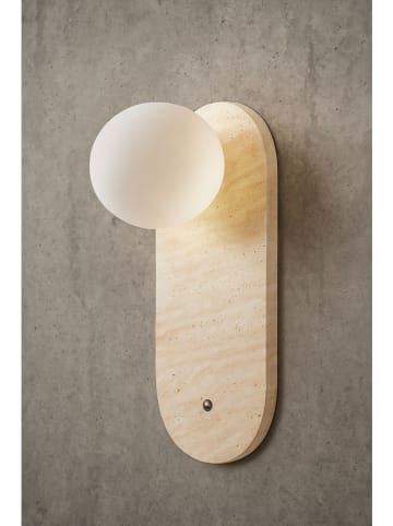 Opviq Wandleuchte in Beige - (B)18 x (H)39 cm x Ø 10