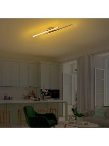 Opviq LED-Deckenleuchte in Gold - (L)86 cm