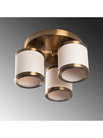 Opviq Deckenleuchte in Gold - (B)40 x (H)22 cm