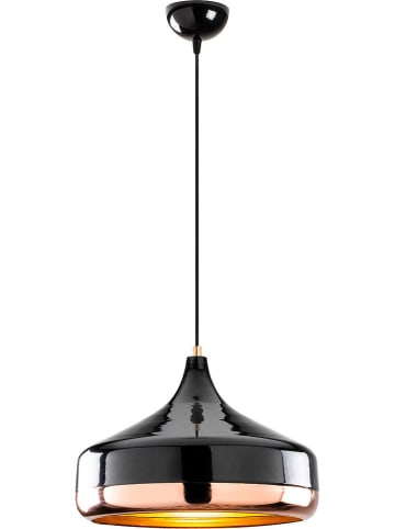 Opviq Hanglamp "Yildo" zwart/koperkleurig - Ø 36 cm