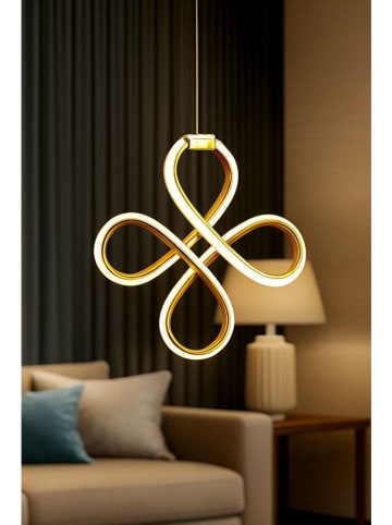 Opviq LED-Hängeleuchte in Gold - (B)30 cm