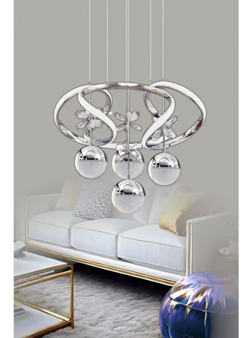 Opviq Ledhanglamp zilverkleurig - (B)50 cm