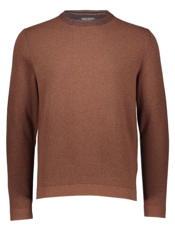 Marc O'Polo Sweter w kolorze jasnobrązowym
