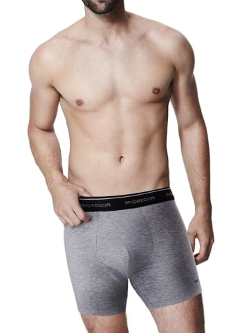 McGregor 6er-Set: Boxershorts in Schwarz/ Grau