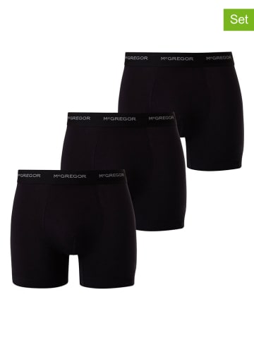 McGregor 3er-Set: Boxershorts in Schwarz