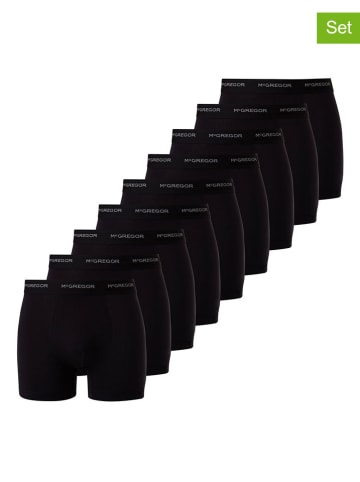 McGregor 9er-Set: Boxershorts in Schwarz
