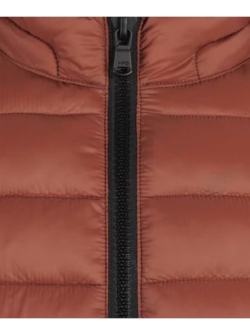 McGregor Doorgestikte jas roodbruin