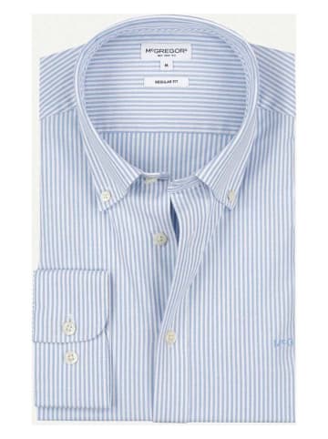 McGregor Blouse - regular fit - lichtblauw/wit