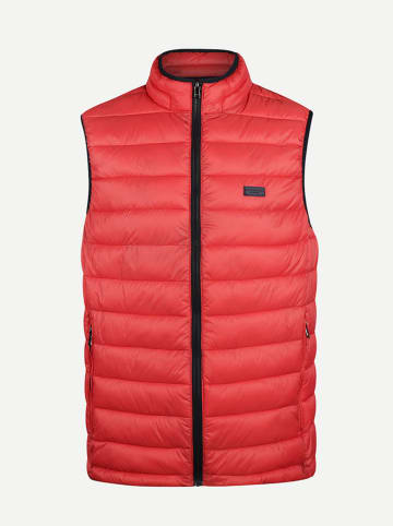 McGregor Doorgestikte bodywarmer rood