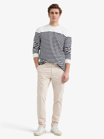 McGregor Sweatshirt in Weiß/ Dunkelblau